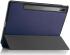 Lenovo Tab P12 Pro Hoes Tri-Fold Book Case Kunstleer Blauw afbeelding 12