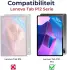 Lenovo Tab P12 Pro Hoes Tri-Fold Book Case Kunstleer Blauw afbeelding 3