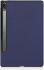 Lenovo Tab P12 Pro Hoes Tri-Fold Book Case Kunstleer Blauw afbeelding 10