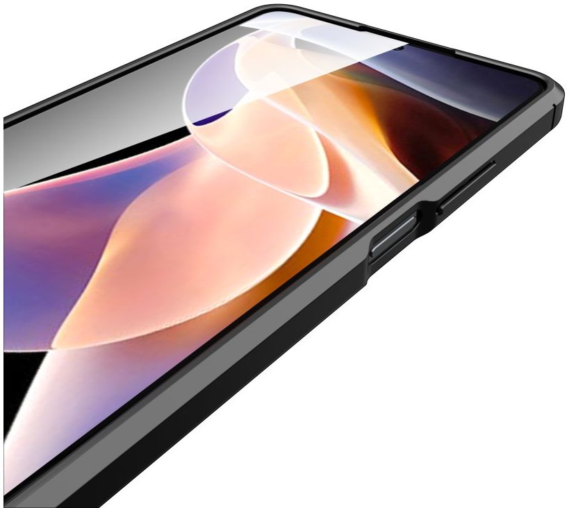 Xiaomi Poco X4 Pro Litchi Hoesje TPU met Leren Textuur Zwart afbeelding 6