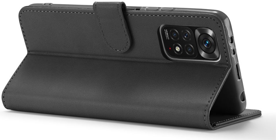 LC.IMEEKE Xiaomi Redmi Note 11 Pro (5G) Hoesje Portemonnee Zwart afbeelding 11