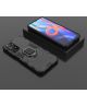 Xiaomi Redmi Note 11 Pro Hoesje Magnetische Ring Kickstand Zwart