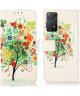 Xiaomi Redmi Note 11 Pro Hoesje Wallet Book Case met Tree Print