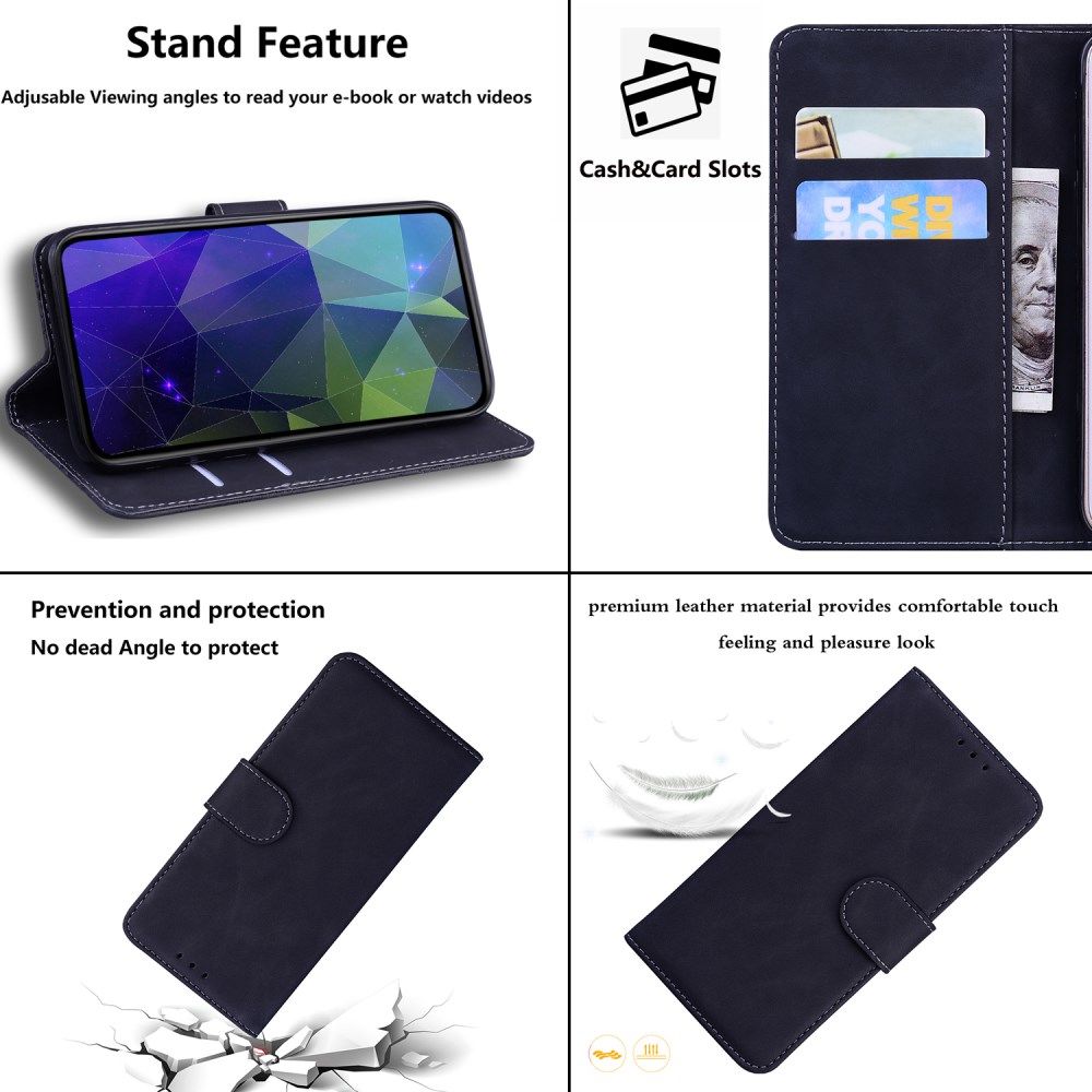 Xiaomi Poco X4 Pro Hoesje Portemonnee Book Case Kunstleer Zwart afbeelding 5