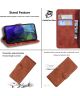 Xiaomi Poco X4 Pro Hoesje Portemonnee Book Case Kunstleer Bruin