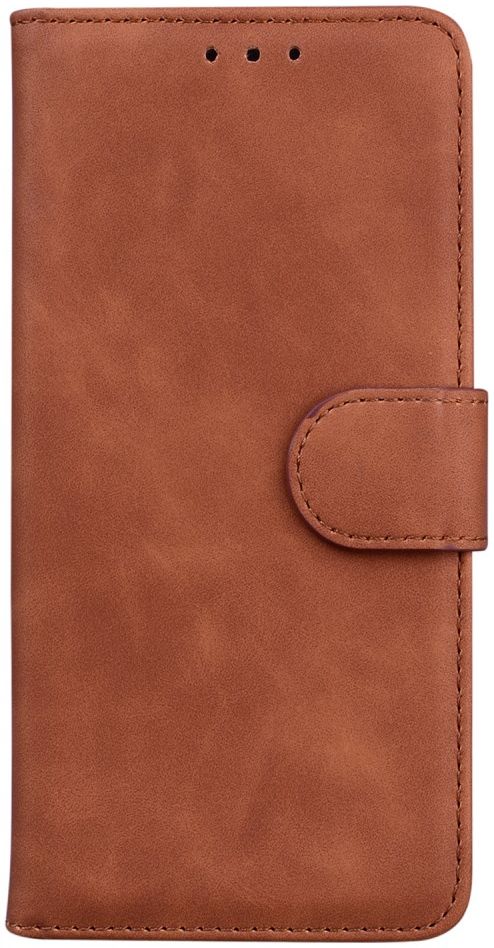 Xiaomi Poco X4 Pro Hoesje Portemonnee Book Case Kunstleer Bruin afbeelding 1