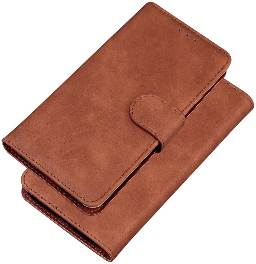 Xiaomi Poco X4 Pro Hoesje Portemonnee Book Case Kunstleer Bruin afbeelding 6