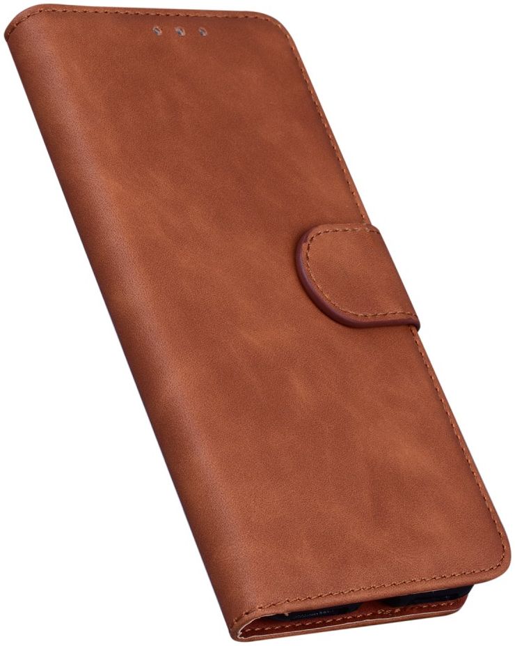 Xiaomi Poco X4 Pro Hoesje Portemonnee Book Case Kunstleer Bruin afbeelding 8