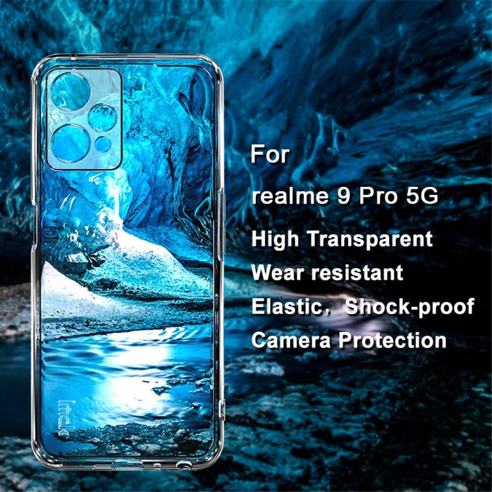 IMAK UX-5 Series  Realme 9 Pro Hoesje Flexibel TPU Transparant afbeelding 2