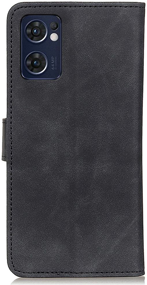 KHAZNEH Oppo Find X5 Lite Hoesje Retro Wallet Book Case Zwart afbeelding 4