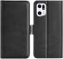 Oppo Find X5 Hoesje Portemonnee Book Case Kunstleer Zwart afbeelding 2
