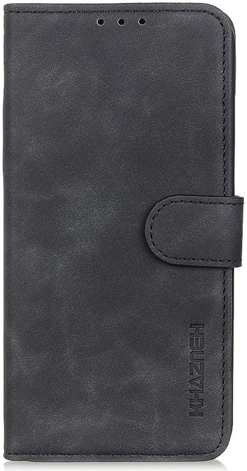 KHAZNEH Realme 9 Pro Hoesje Retro Wallet Book Case Zwart afbeelding 2
