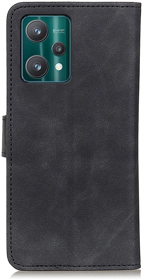 KHAZNEH Realme 9 Pro Hoesje Retro Wallet Book Case Zwart afbeelding 3