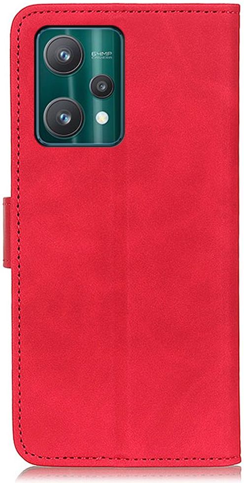 KHAZNEH Realme 9 Pro Hoesje Retro Wallet Book Case Rood afbeelding 3