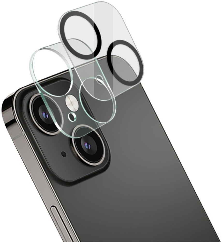 Imak Apple iPhone 13 / 13 Mini Camera Lens Protector + Lens Cap Clear |  GSMpunt.nl