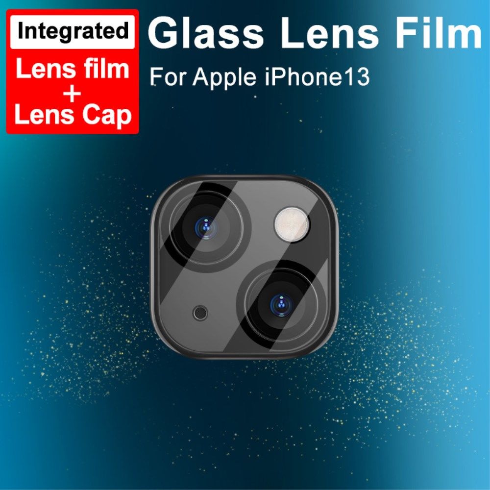 Imak Apple iPhone 13 / 13 Mini Camera Lens Protector + Lens Cap Clear afbeelding 8