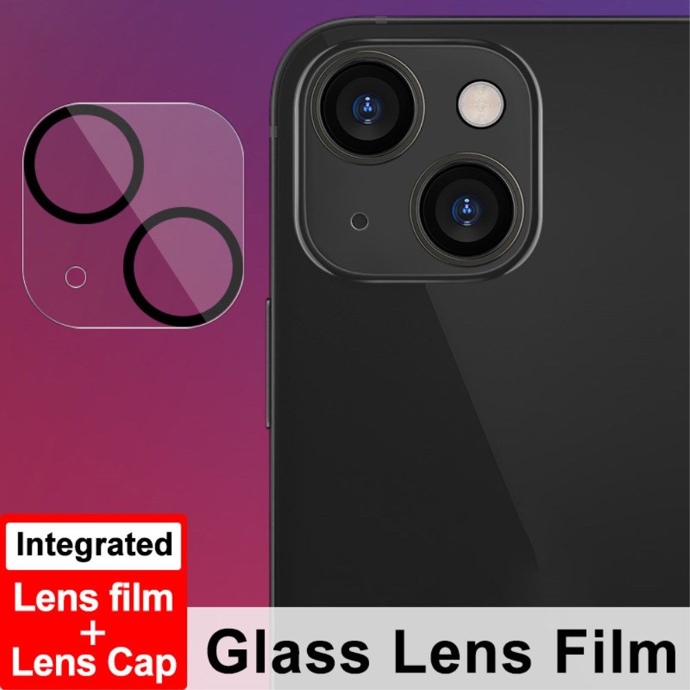 Imak Apple iPhone 13 / 13 Mini Camera Lens Protector + Lens Cap Clear afbeelding 10