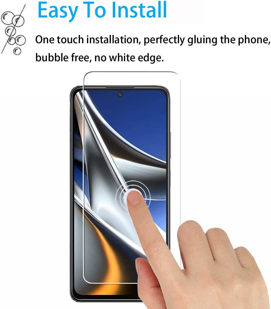 Xiaomi Poco X4 Pro Screen Protector 0.3mm Arc Edge Tempered Glass afbeelding 3