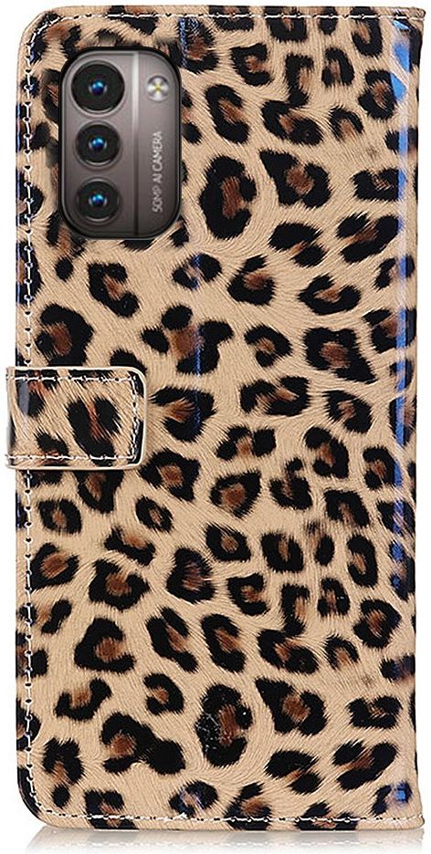 Nokia G11 / G21 Hoesje Portemonnee Book Case met Luipaard Print afbeelding 4