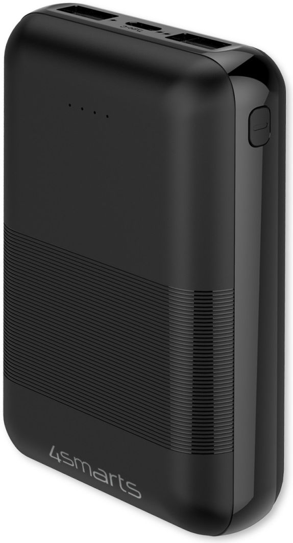 4smarts VoltHub Go2 USB-C/USB-A Powerbank 10.000 mAh Zwart afbeelding 1
