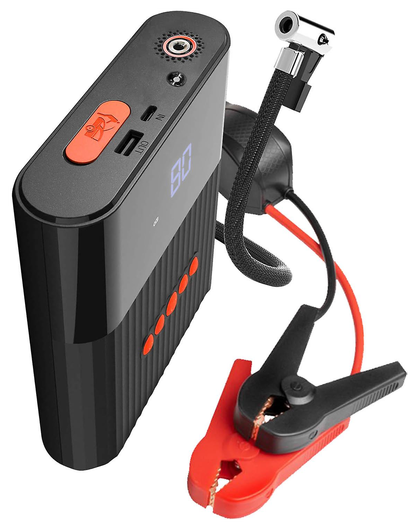 4smarts Pitstop+ 8.800 mAh Powerbank Jumpstarter voor Auto met Compressor afbeelding 1