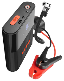 4smarts Pitstop+ 8.800 mAh Powerbank Jumpstarter voor Auto met Compressor