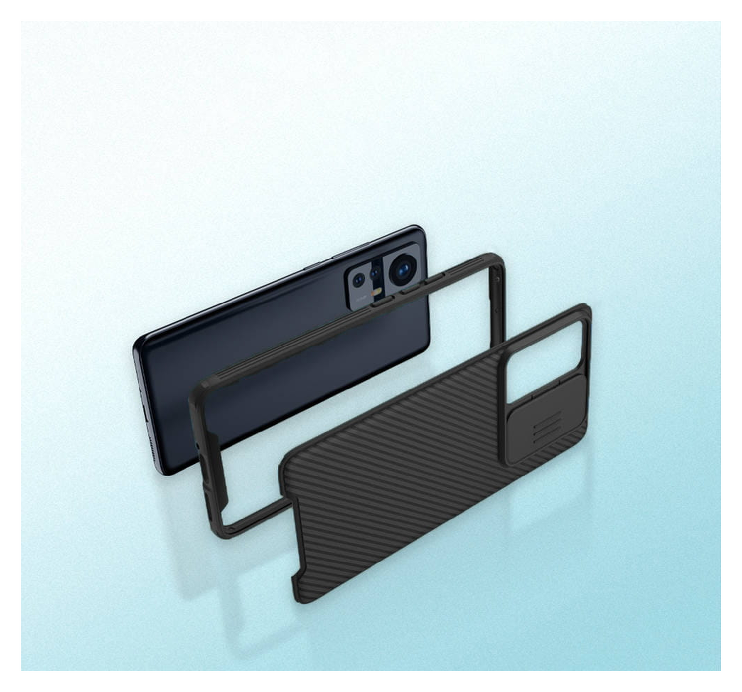Nillkin CamShield Xiaomi 12/12X Hoesje met Camera Slider Zwart afbeelding 9