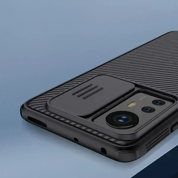 Nillkin CamShield Xiaomi 12/12X Hoesje met Camera Slider Zwart afbeelding 7