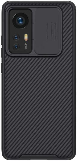 Nillkin CamShield Xiaomi 12/12X Hoesje met Camera Slider Zwart afbeelding 1
