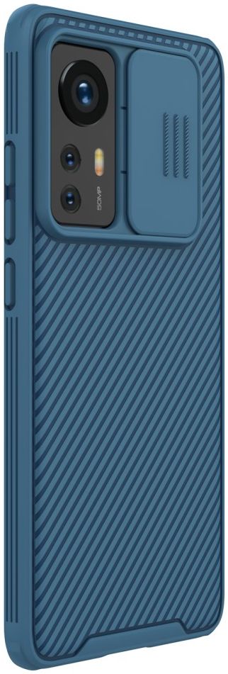 Nillkin CamShield Xiaomi 12/12X Hoesje met Camera Slider Blauw afbeelding 4