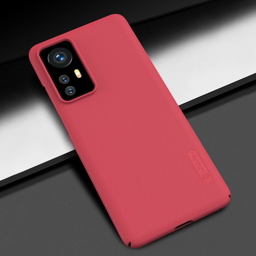 Nillkin Super Frosted Pro Shield Xiaomi 12/12X Hoesje Rood afbeelding 2