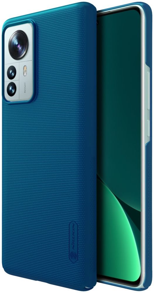 Nillkin Super Frosted Pro Shield Xiaomi 12 Pro Hoesje Blauw afbeelding 1