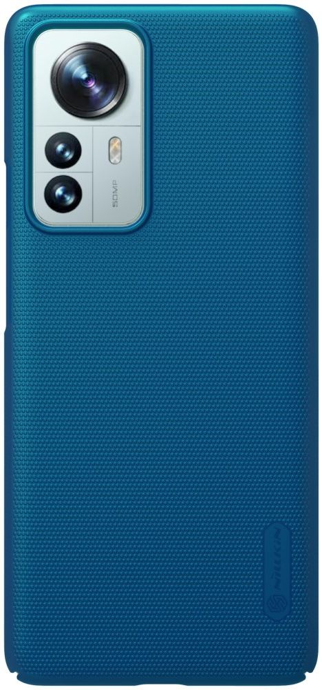 Nillkin Super Frosted Pro Shield Xiaomi 12 Pro Hoesje Blauw afbeelding 2