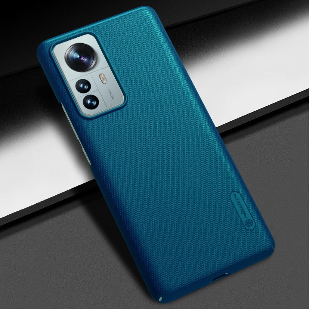 Nillkin Super Frosted Pro Shield Xiaomi 12 Pro Hoesje Blauw afbeelding 6
