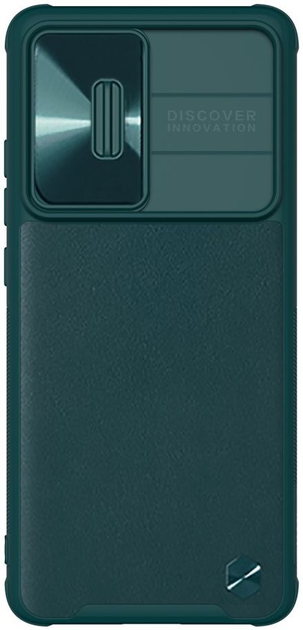 Nillkin Leahter CamShield Xiaomi 12 / 12X Hoesje Camera Slider Groen afbeelding 2