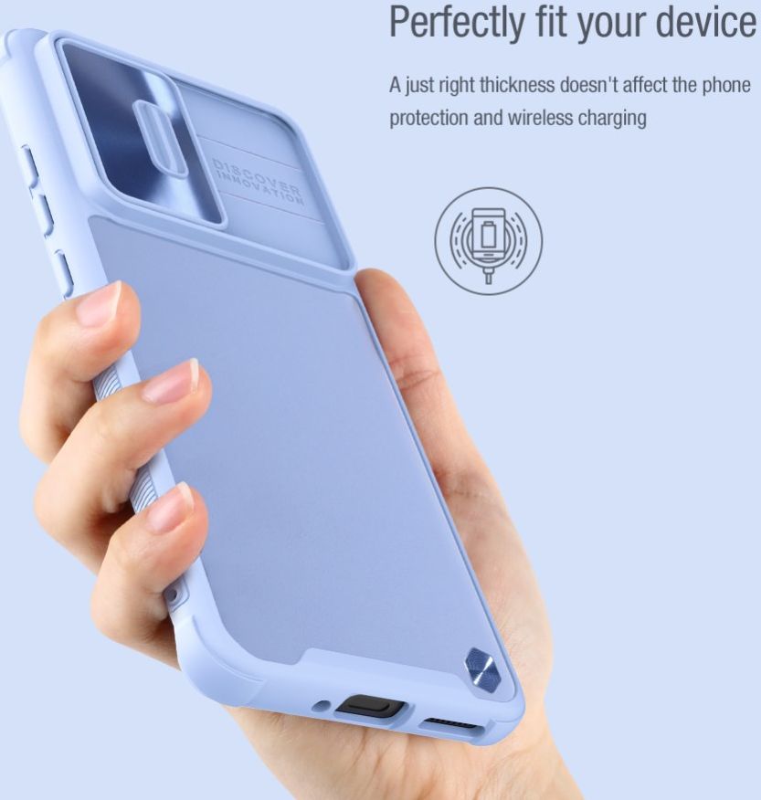 Nillkin Leahter CamShield Xiaomi 12 / 12X Hoesje Camera Slider Groen afbeelding 7