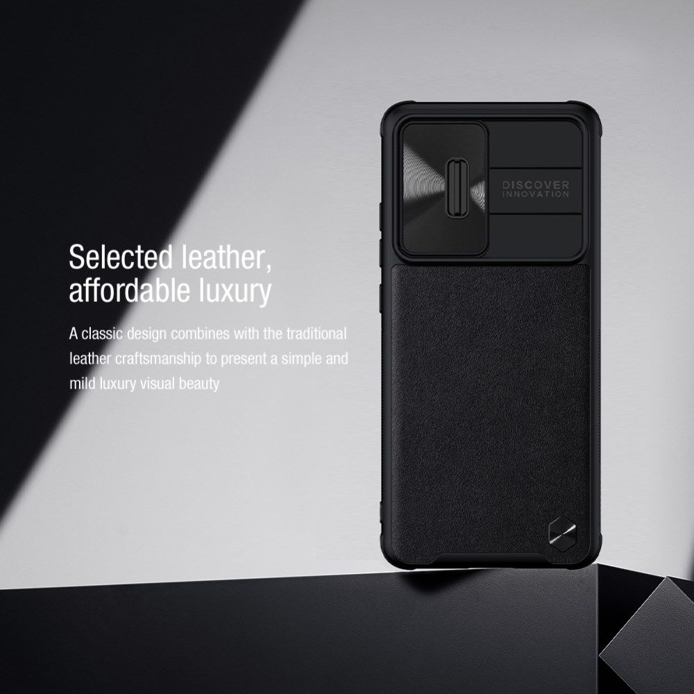 Nillkin Leahter CamShield Xiaomi 12 / 12X Hoesje Camera Slider Groen afbeelding 9