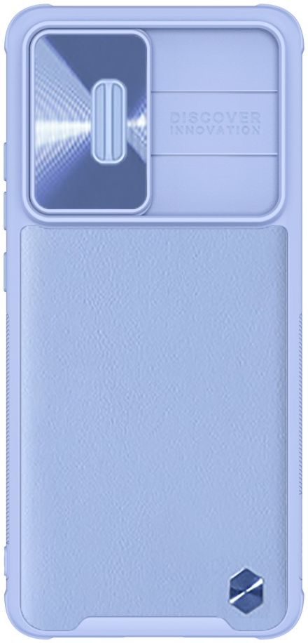 Nillkin Leather CamShield Xiaomi 12 / 12X Hoesje Camera Slider Paars afbeelding 2