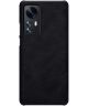 Nillkin Qin Xiaomi 12 / 12X Hoesje Book Case Camera Slider Zwart