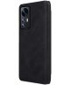 Nillkin Qin Xiaomi 12 / 12X Hoesje Book Case Camera Slider Zwart