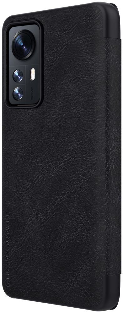 Nillkin Qin Xiaomi 12 / 12X Hoesje Book Case Camera Slider Zwart afbeelding 5