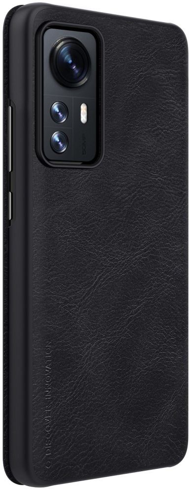 Nillkin Qin Xiaomi 12 / 12X Hoesje Book Case Camera Slider Zwart afbeelding 6