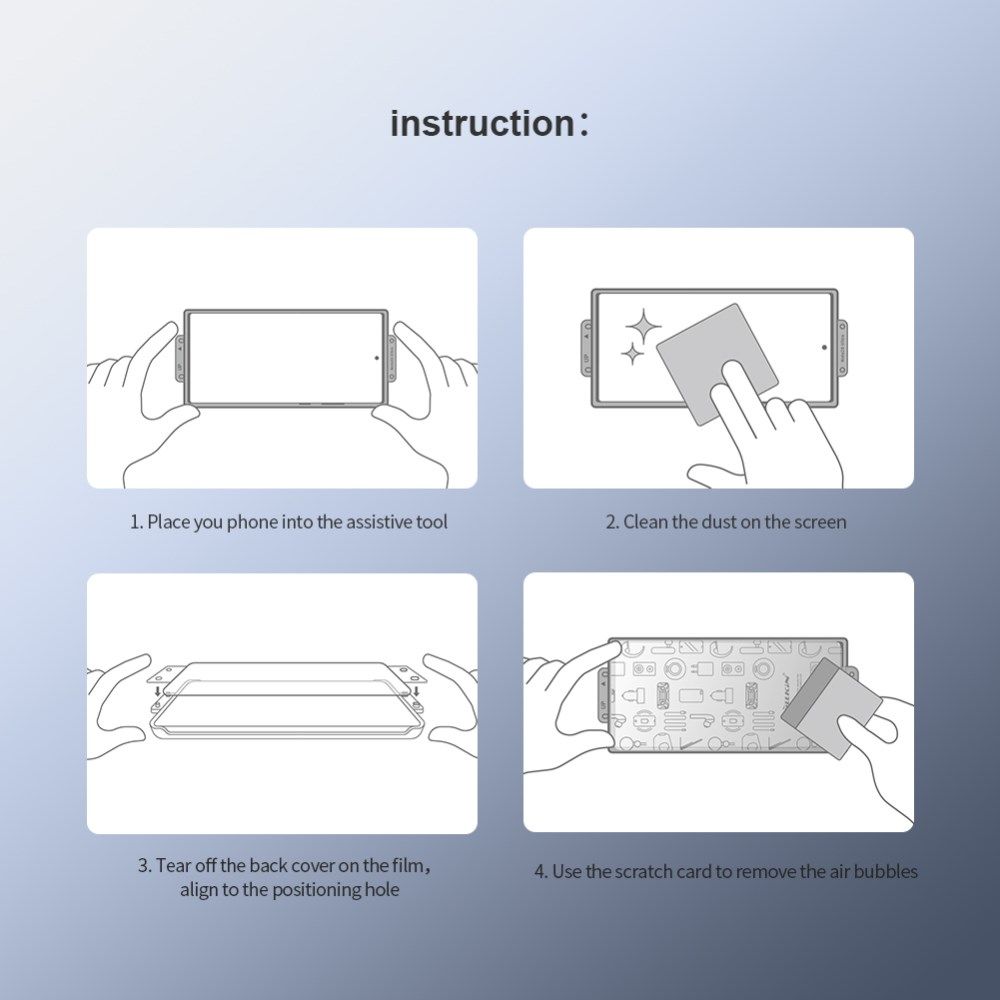 Nillkin Xiaomi 12 Pro Screen Protector Display Folie 2-Pack afbeelding 6