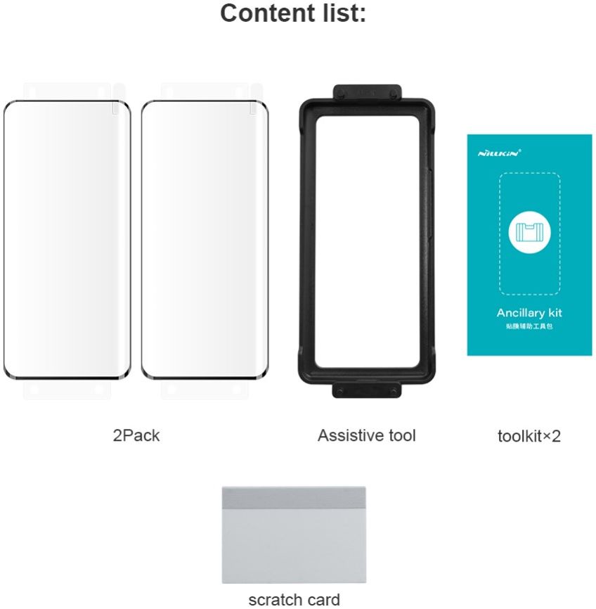 Nillkin Xiaomi 12 Pro Screen Protector Display Folie 2-Pack afbeelding 7