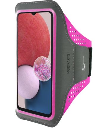 Mobiparts Comfort Fit Armband Samsung Galaxy A13 4G Sporthoesje Roze Sporthoesjes