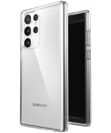 Speck Presidio Perfect Samsung Galaxy S22 Ultra Hoesje Transparant Hoesjes