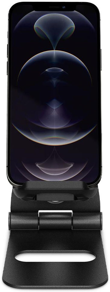 Spigen S311 Universele Telefoon / Tablet Aluminium Bureau Houder Zwart afbeelding 6