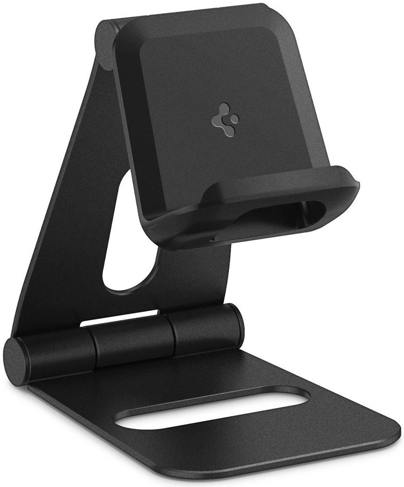 Spigen S311 Universele Telefoon / Tablet Aluminium Bureau Houder Zwart afbeelding 9