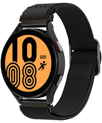 Spigen Fit Lite - Universeel Smartwatch 20MM Bandje - Nylon - Zwart Bandjes