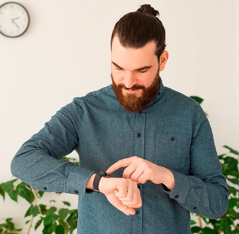 Spigen Fit Lite - Universeel Smartwatch 20MM Bandje - Nylon - Zwart afbeelding 10